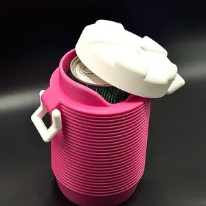 Mini cooler for 12oz soda 3d printed