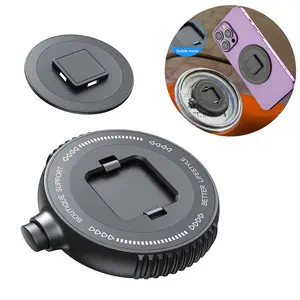 Multi-Use Magnetic Snap Phone Mount, Works on Any Flat Surface, 360° Rotation, Universal for Car Home Motorcycle, Car Phone Holder