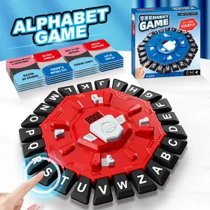 New Crazy Alphabet Game Board Fast-paced Creative Puzzle Family Board Game Toy