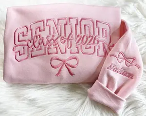 Embroidered Senior Sweatshirt,Senior Sweatshirt,Senior Gift,Senior Night, Senior Hoodie,Senior 2026