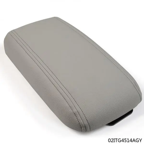 Upgraded Plastic Car Armrest Box Lid - 1 * Console Lid, Vehicle Specific Fit for 02-09 Chevrolet Trailblazer & GMC Envoy, Gray Car Console Organizer Interior Accessory