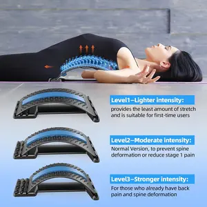 Back Stretcher For Lower Back, Back Cracking Device, Multi-Level Back Cracker Board, Lumbar Support Spine, High Quality