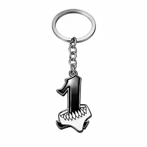 Bleach Espada Number Keychains -- Anime Logo Keychains