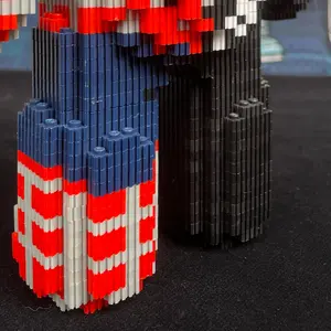 【Small+Medium Spi-Venom Bear】-Multi color compressed link small building block series