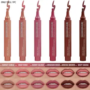 1PC matte lipliner is durable, waterproof, non fading, smooth and easy to apply, suitable for daily makeup Matte Lip Pencil Lip Liner Singles