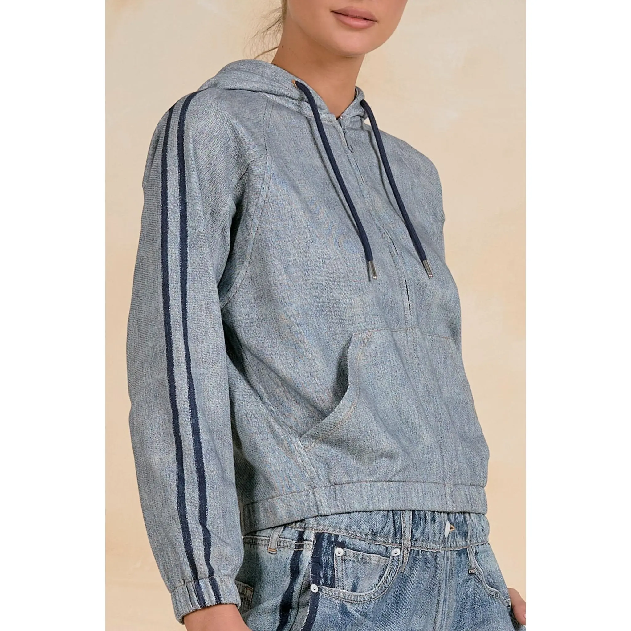 Elan Bomber Hoodie Jacket
