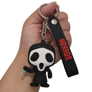 Ghostface Scream Keychain