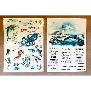 "In Deep" Scripture Sticker Sheets for Bible Journaling