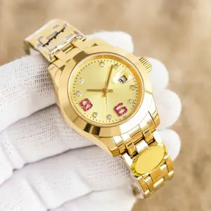 This exquisitely designed timepiece is crafted specifically for women. Its shimmering mother-of-pearl dial perfectly blends understated luxury with timeless elegance. Whether in the office or at a grand evening event, this watch will elevate your overall