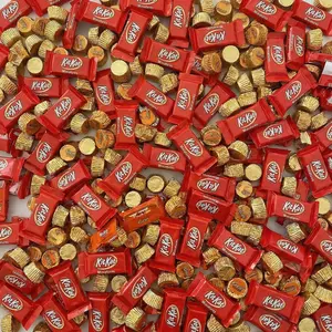 Kit Kat and Reese's Miniatures Assorted Milk Chocolate Candy, Bulk Bag