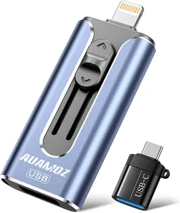 512GB Flash Drive Intended for , Memory Stick Storage Files Photos Videos Backup, Compatible with  iPad Android PC, Plug and Play, No Application Required (Blue)