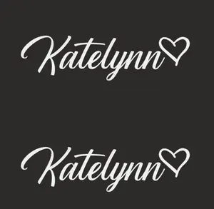 Cursive Name Decal - Personalized Name Decoration Decalla37