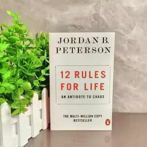 Jordan Peterson's Twelve Rules of Life Book, Solve 80% of Life's Discontent, Self-Help & Personal Growth, Inspirational Reading
