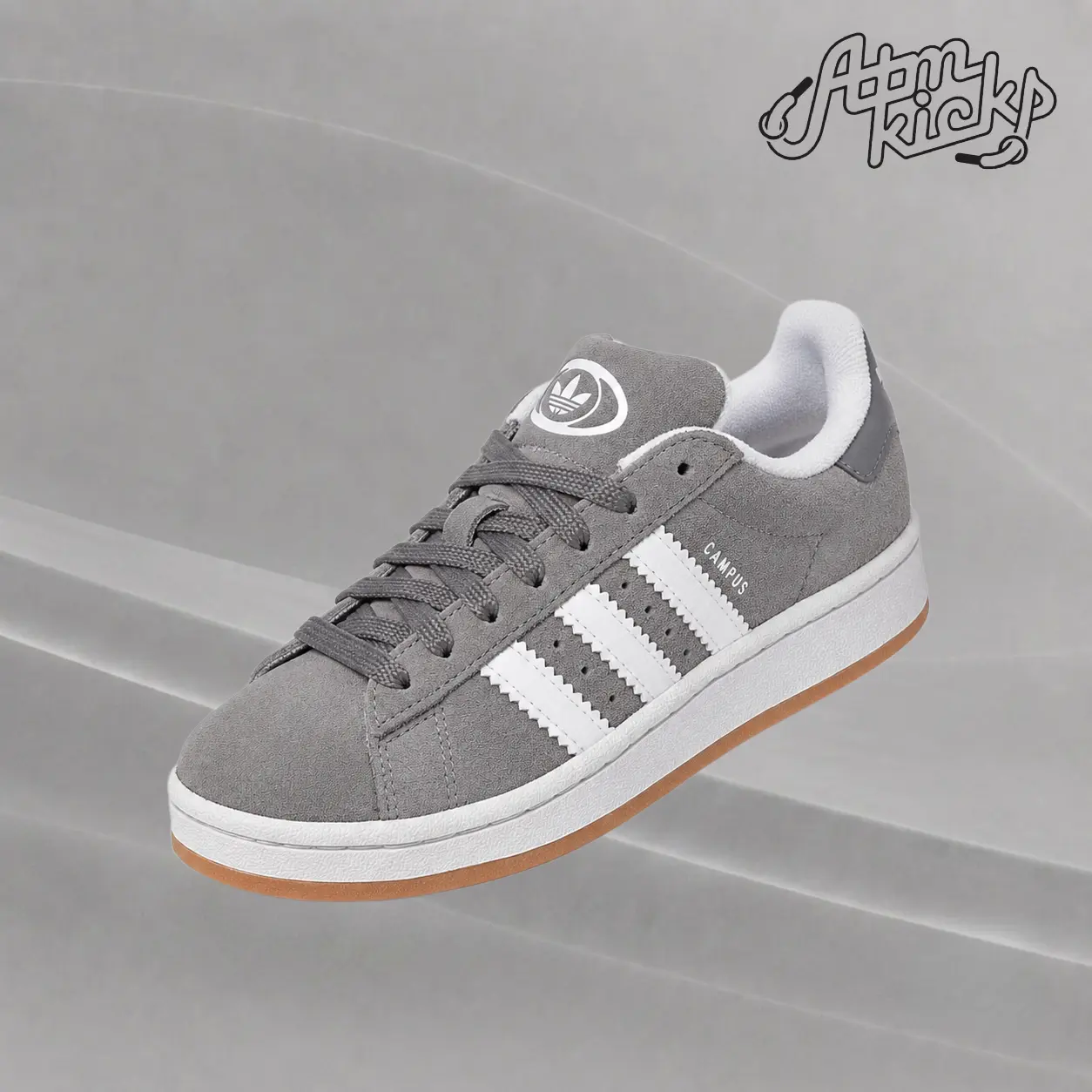 adidas Campus 00s Grey Gum (GS) HQ6507 Youth Authentic Shoes Footwear Sneaker Trainer Comfortable Walking Fashion Trending Gift