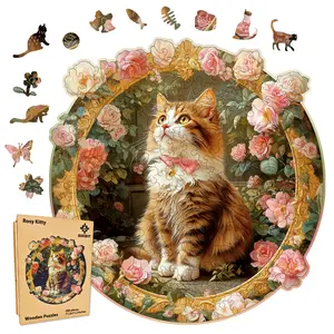 Wooden Puzzles,Flying animals Jigsaw Puzzles,Unique Shaped,Wooden Puzzle for Adults and Kids,Hoilday Gift,Family Game,Laser Cut,Sublimation Puzzle