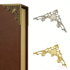 200pcs Rustic Metal Corner Covers Vintage Iron Angle Protectors for Books Scrapbooks Albums