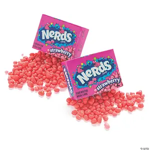 Nerds Mini Boxes Strawberry Hard Candy 1lb Individually Wrapped for Holiday Kids Office Party & More Delicious Treat Size Boxes Heat Sealed for Freshness