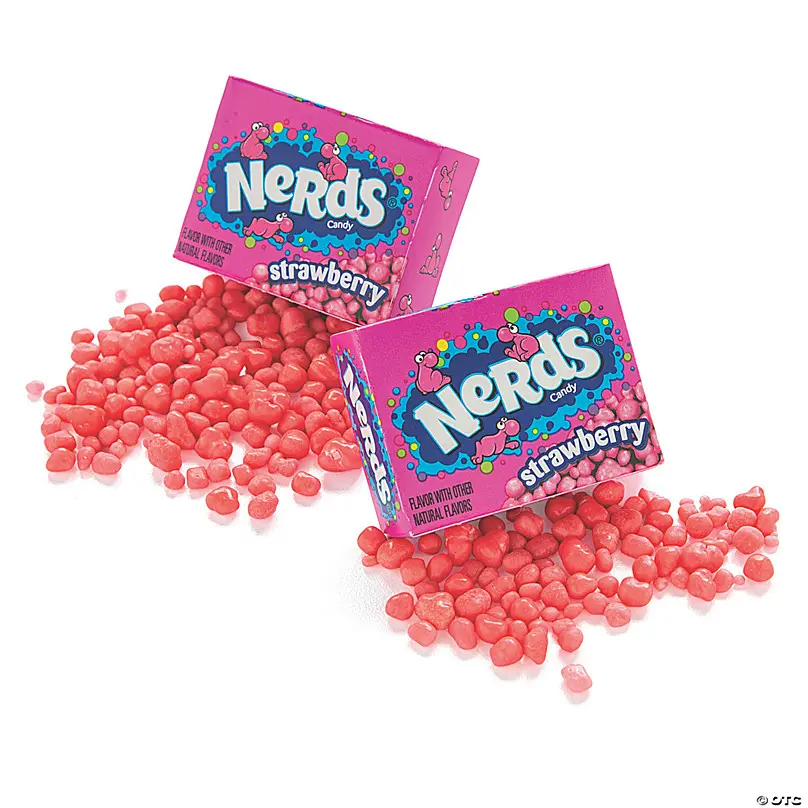 Nerds Mini Boxes Strawberry Hard Candy 1lb Individually Wrapped for Holiday Kids Office Party & More Delicious Treat Size Boxes Heat Sealed for Freshness