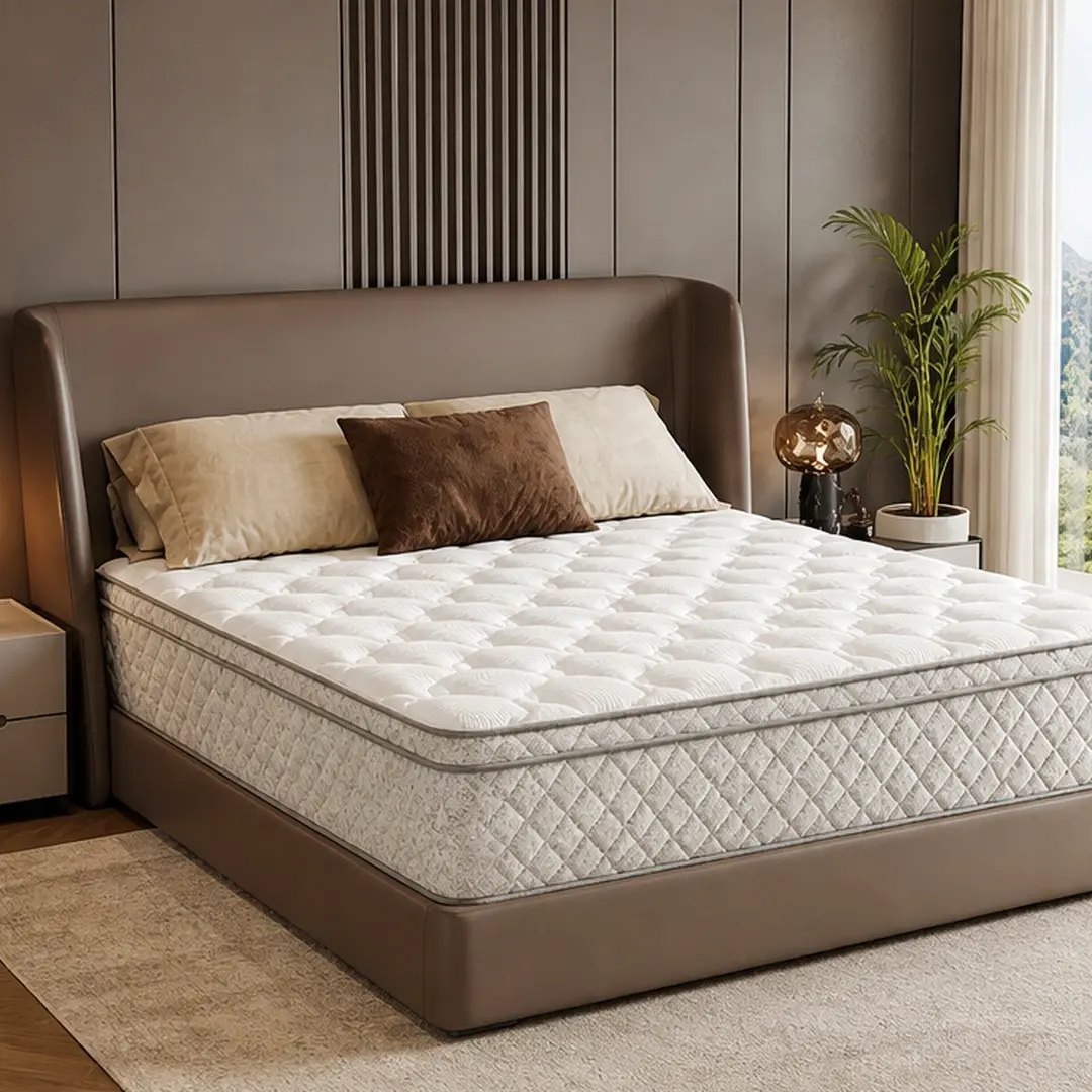 ARCH Full Size Hybrid Mattress in a Box - 54" W x 75" D x 12" H, CertiPUR-US & OEKO-TEX Certified, Memory Foam & Pocketsprings, Medium Firm, Zonedsupport, Pressure Relief, Stay Cool, Modern Grey/White Cooling Bedding