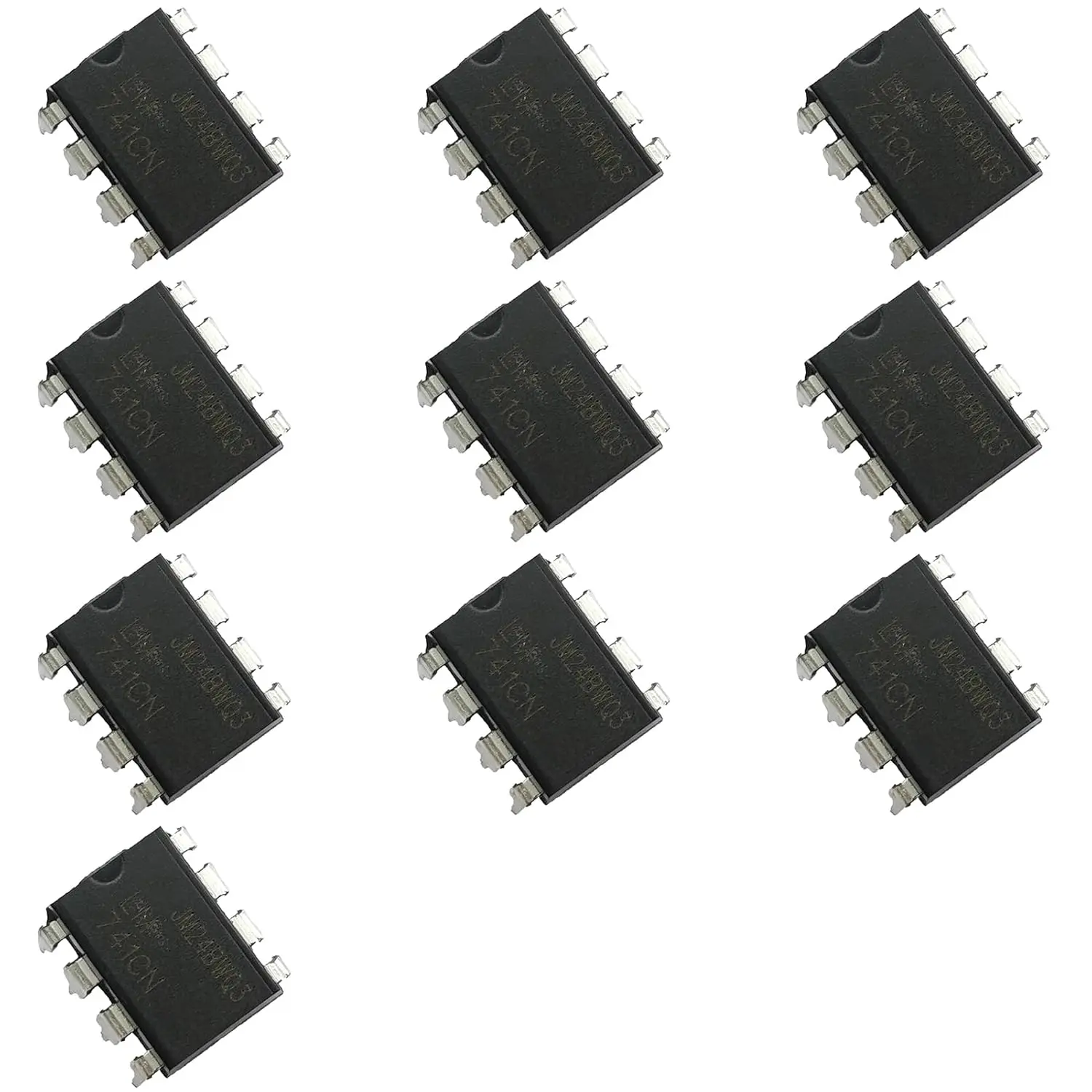 10 count LM741CN LM741 741 Single Operational Amplifier Chips IC,DIP-8.