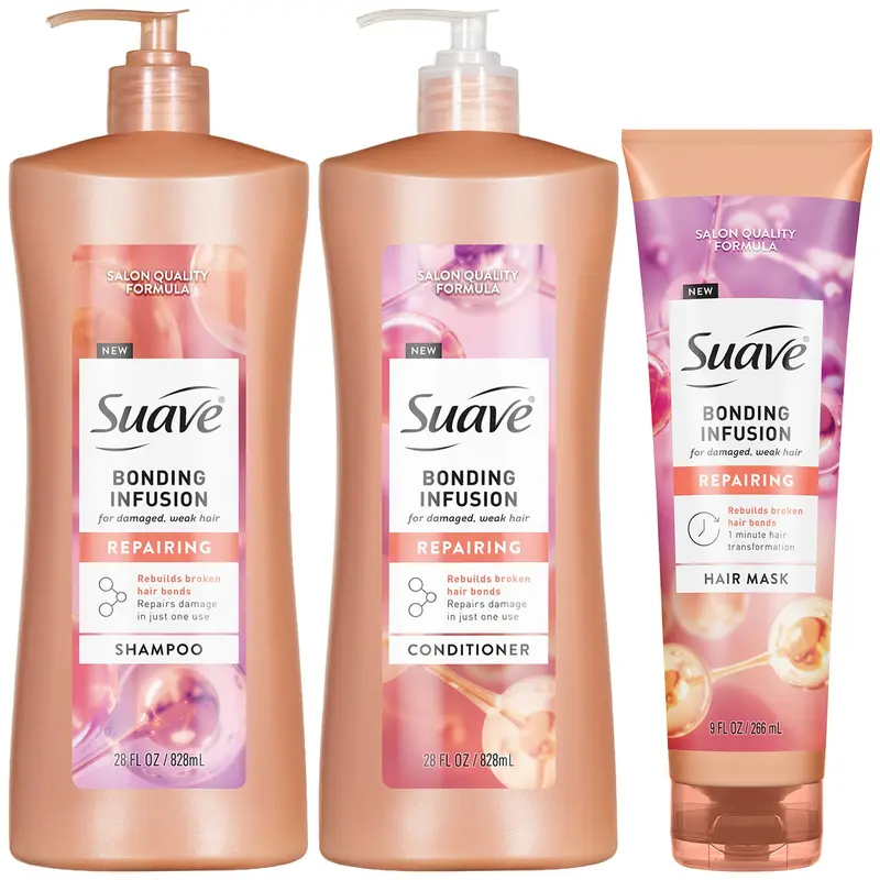 Suave Bonding Infusion Repairing Shampoo & Conditioner + Hair Mask