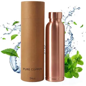 Pure copper water bottle,Ayurvedic copper bottle,Polishe copper water bottle,Leakproof copper bottle,Handmade copper water bottle,1000ml copper bottle
