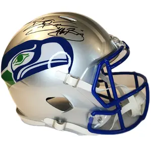 Brian Bosworth "The Boz" Pro Baller & Actor *Beckett Witnessed Autographed Riddell Helmet On 10/18/25 With A Rare Inscription Of His Nickname "The Boz"