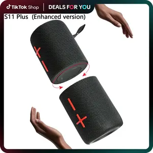 S11 Plus 2 in 1 Bluetooth Speaker 40W High Volume Stereo IPX6 Waterproof 24 Hours Play Time Bluetooth V5.3 Connectable for Smartphones & More bluetooth speaker subwoofers Audio Magnetic