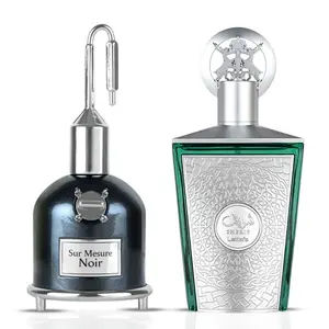 Sur Mesure Noir & Sherif Eau De Parfum Sprays 100ml (3.4 oz) by Lattafa (Bundle)