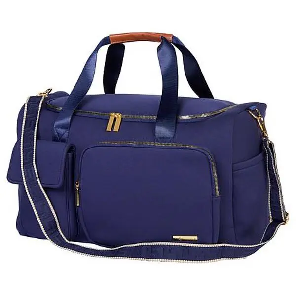 Joy Mangano Joy CleanBoss World Traveler 15 Pocket Jumbo Weekender Bag