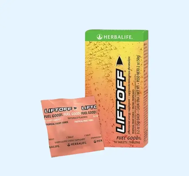 Herbalife Liftoff Tropical Fruit Force / 10 Tablets Herbalife Liftoff Tropical Fruit Force / 10 Tablets