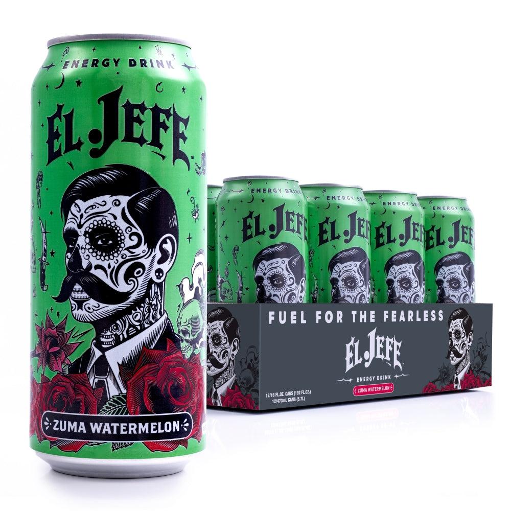 El Jefe ZUMA WATERMELON Energy Drink (Case of 12)