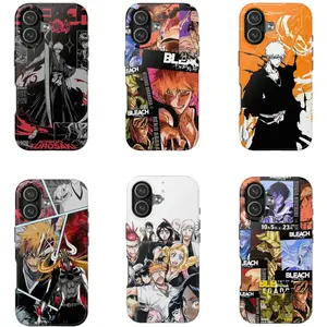 ICHIGO HOLLOW BLEACH Anime Durable Smartphone Case - Protective Shell, Cellphone Accessory with Full Protection, Compatible with iPhone 17 ProMax/16/15/14/13/12/11 Plus & Handheld Devices, Ideal Gift for Anime Fans