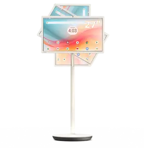 KTC A27Q7 27‘’ Portable Smart Screen, 1080P@60Hz Touch Monitor, Android 14 & Google EDLA Certification, 8GB+128GB, Qualcomm SM6115, with 9500mAh Battery & Wi-Fi 5 Wireless Casting, 4000:1 Contrast, Built-in 8MP Camera and Speakers