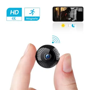 4K Hidden Camera WiFi Security Camera Spy Cam Indoor Nanny Cam Home Security Camera App Control Motion Detection Night Vision Surveillance Camera