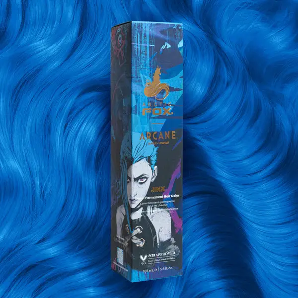 Arcane x Arctic Fox - #Jinx Hair Color - SEMI-PERMANENT (Arcane Series) Hair Coloring Hair Dye
