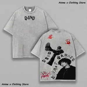 d4vd (David/Bryant Barnes) Vintage Washed Tee: Oversize Streetwear T-Shirt, "0430" Graphic Print, Retro Music Merch Fan Gift.