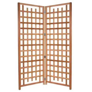 All Things Cedar 2-Piece Outdoor Single Trellis Handcrafted for Climbing Plants