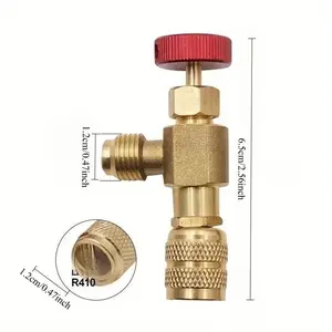 Air Conditioner plus Safety Liquid Valve R410 Refrigerant Vacuum Maintenance Switch R22 Detection Tool Replacement Parts