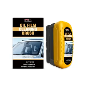 Rayhong Oil Film Cleaning Brush for Cars - Powerful Glass Cleaner Removes Stubborn Oil Film & Water Stains - Easy to Use No Scratches - Restores Clear Visibility for Safer Driving