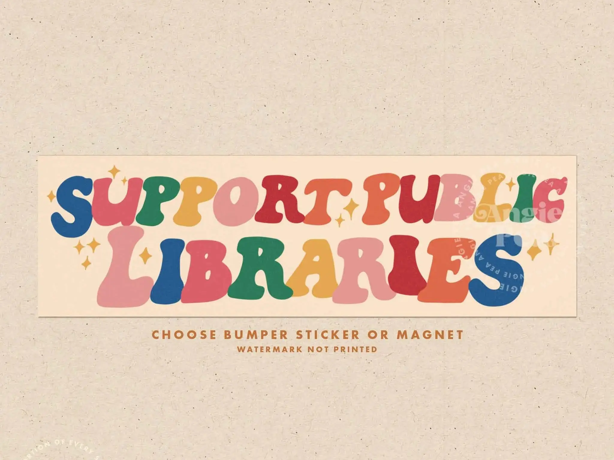 Library Car Manget, Library Bumper Magnet, Librarian, Support Public Libraries, Fund Libraries, Banned Books