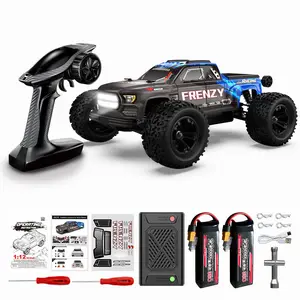 HOSHI N517 1/12 Brushless RC Truggy RC Car for Adults, 4x4 Offroad Waterproof Electric High-Speed Remote Controlled Car with 3S Battery for Snow, Sand