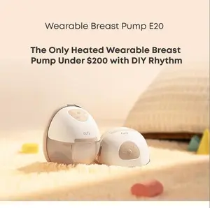 [LIVE] eufy E20 Heated Wearable Breast Pump, 3 Heat Levels, Hands-Free Breast Pump with Innovative HeatFlow, Optimized Rhythm via App, Hospital-Grade Suction, Leakproof, Ultra-Slim and Quiet for in-Bra Use