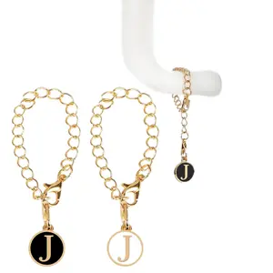 2PCS Letter Charm Accessories for Stanley Cup Initial Charm for Stanley Cup Stanley Keychain Charm