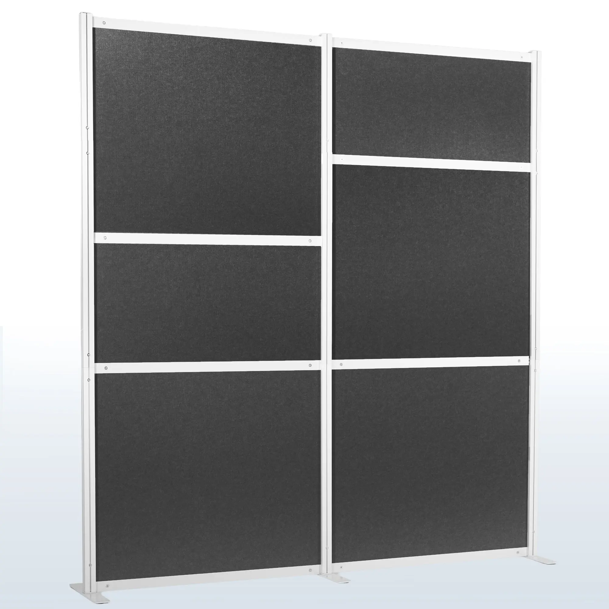 84" Tall Modular Wall System, Freestanding Room Dividers for Indoor Furniture Spaces