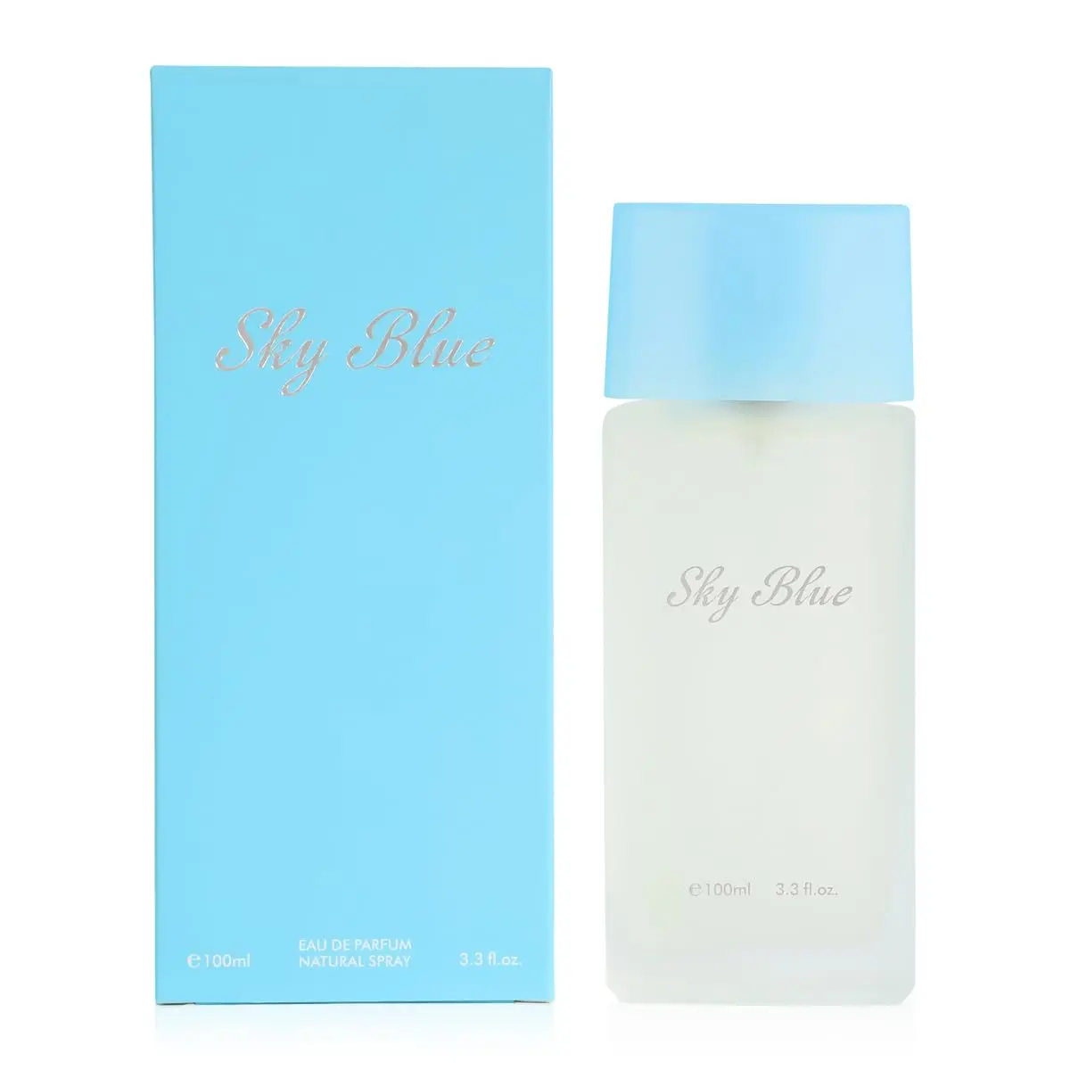Sky Blue Perfume for Women – Fresh Citrus Floral Woody Eau de Parfum – Clean & Musky Scent – 100ml / 3.3 fl oz