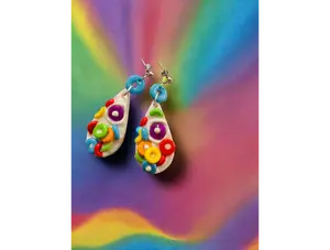Froot Loops Drop Studs