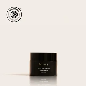 DIME Dewy Day Cream - Lightweight Moisturizer for All Skin Types with Rosehip Oil & Squalane, 1.7 oz / 50 ml