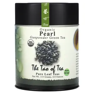 The Tao of Tea Organic Gunpowder Green Tea, Pearl, 4 oz (115 g)