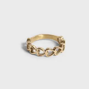 Sideways Heart Ring